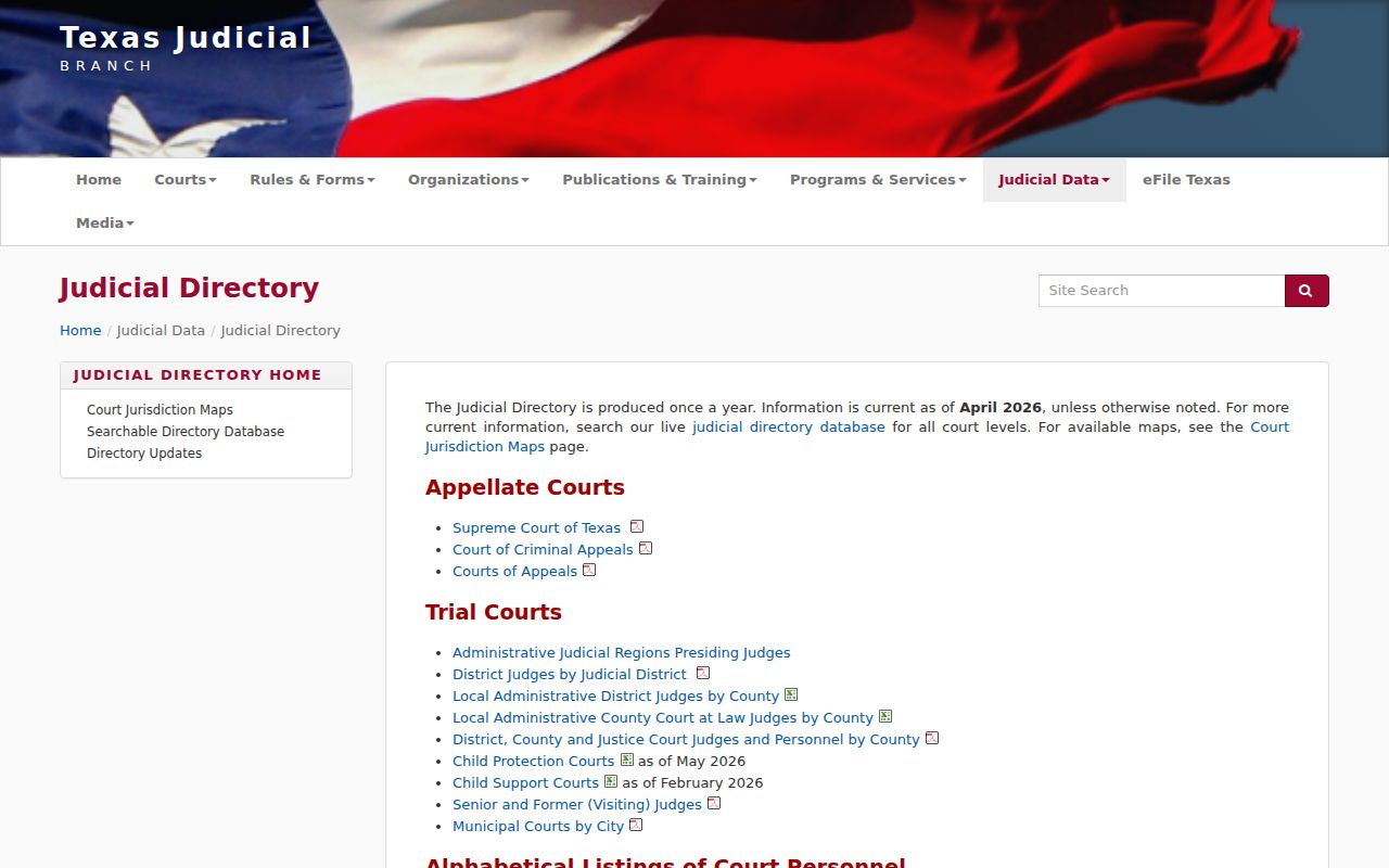Reeves County municipal warrant records: Texas Judicial Directory